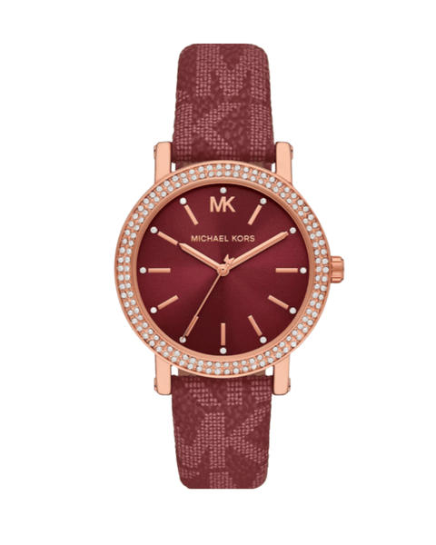 Montre femme Michael Kors Corey Rouge Vin MKO1025