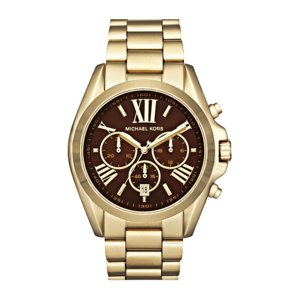 Montre MICHAEL KORS Bradshaw Doré/Chocolat