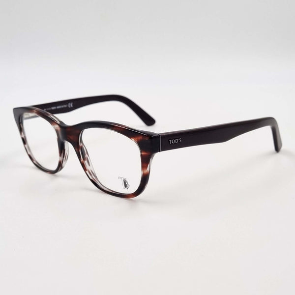 Lunettes de vue: TOD'S TO 5065 Marron griffé