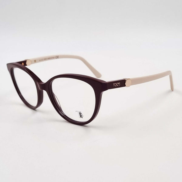 Lunettes de vue: TOD'S TO 5144 Bordeau/Blanc
