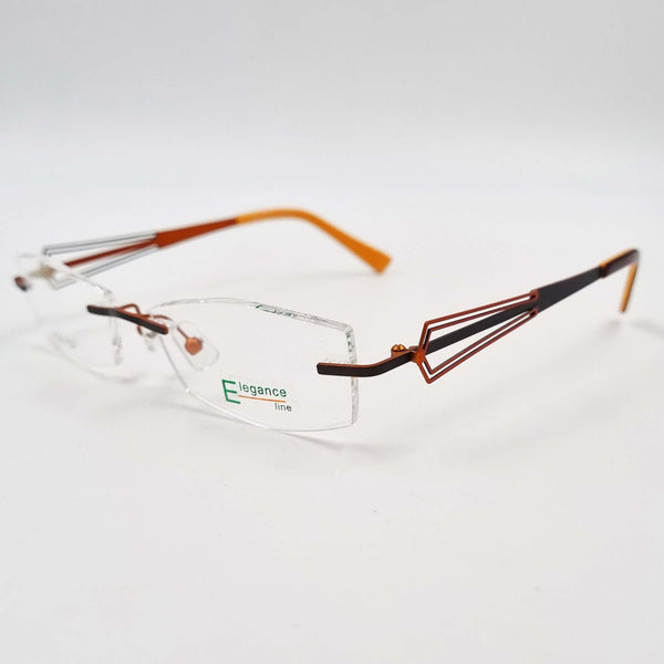 Lunettes de vue: Elegance EL31 Percé Bronze/Orange