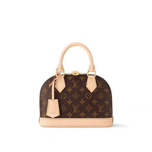 SAC À MAIN ALMA BB DAMIER EN VRAI CUIR