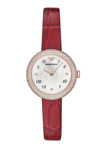 Montre Emporio Armani pour Femme – Élégance en Nacre et Or Rose , AR11357