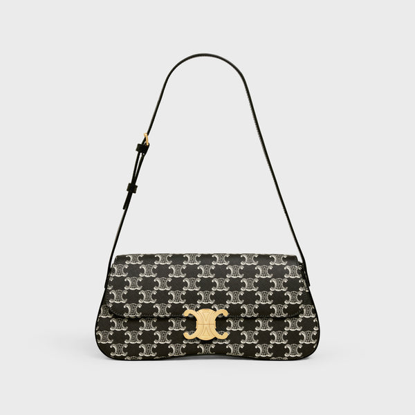 SAC CELINE LOLA MOYEN MODELE TOILE TRIOMPHE TWO-TONE