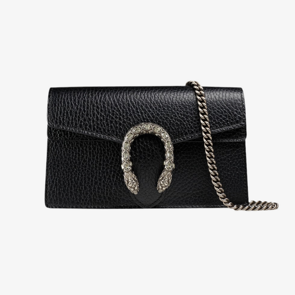 SAC À ÉPAULE DIONYSUS MOYEN TAILLE EN COULEUR NOIRE