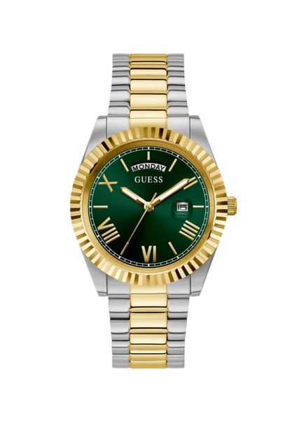 Montre Guess analogique vert et bicolore