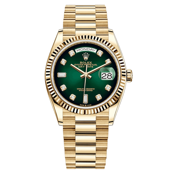 Rolex Day-Date Vert Ombré femme